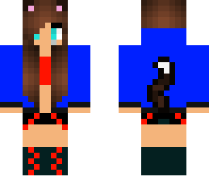 rainebow girl but really blue girl