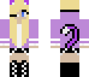 purple cat girl