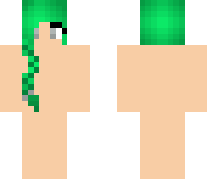 finished green girl base