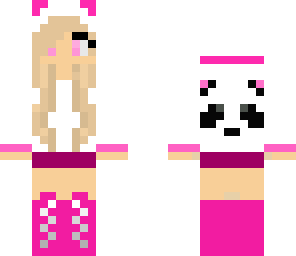 pink panda girl