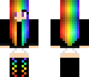 rainbow girl