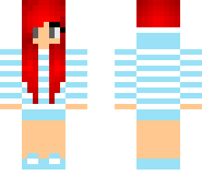 striped girl