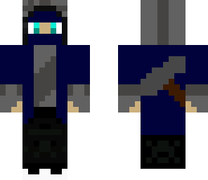 niebieski wojownik ninja