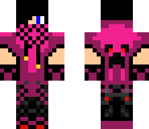 purple n pink hood