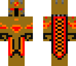 gold fire knight