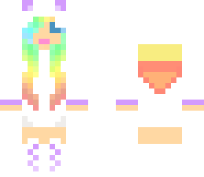 rainbow girl