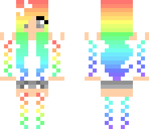rainbow girl