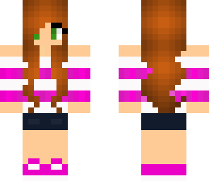 pink and white shirt