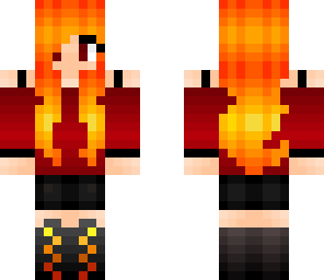 edit on fire girl