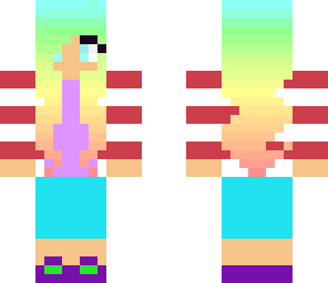 rainbow lady