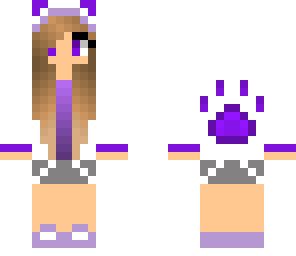 purple wolf girl