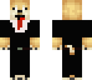 doge in tux