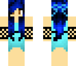 cute blue girl