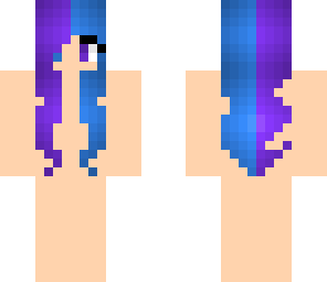 blue and purple hairbase