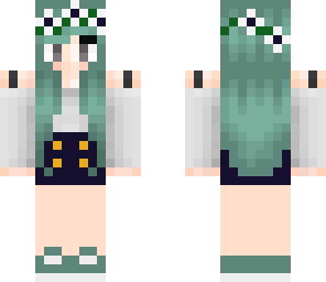 sea colored flower girl