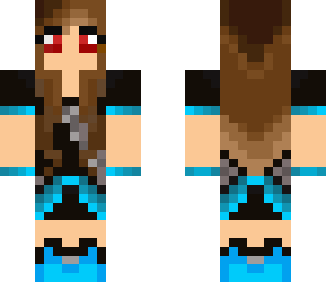 electric blue my temp new girl skin 
