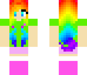 rainbow girl