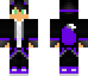 purple animal hoodie