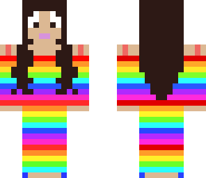 rainbow onesie girl