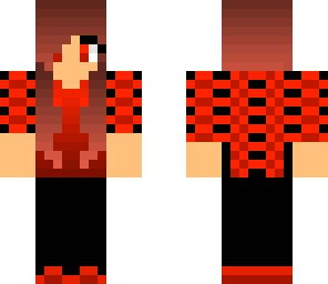 foxy red shaded hair girl