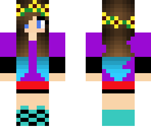 blue hair girl
