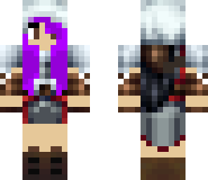 purple hair assassin
