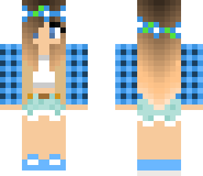 blue girl