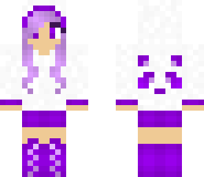 purple panda girl