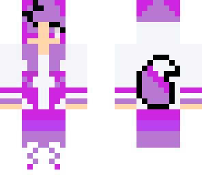purple wolf girl