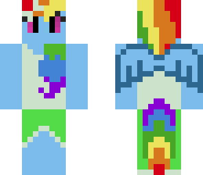 edit of rainbow dash