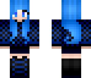 blue hair girl