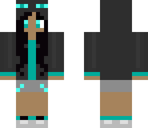 aqua enderman girl