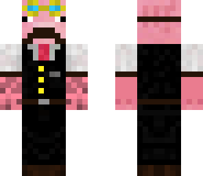 pigman in a suit with goggles