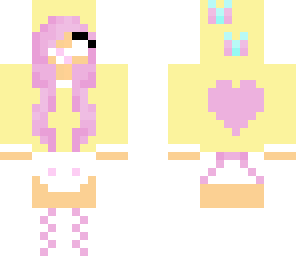 baby herobrine fluttershy