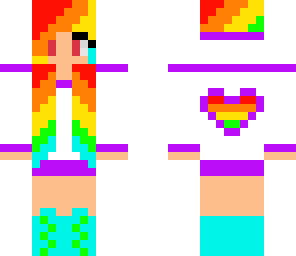 rainbow girl
