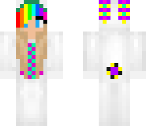 rainbow checkers bunny
