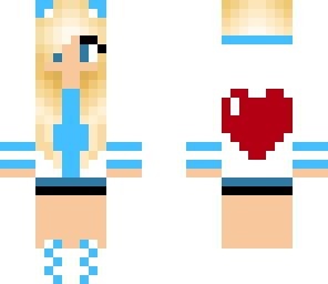 cute heart girl