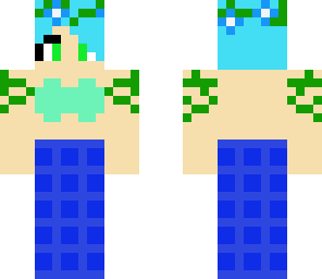 blue mermaid