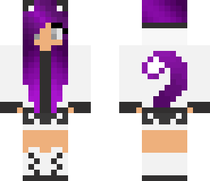 mint the cat purple eyes