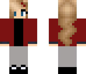 modest school girl