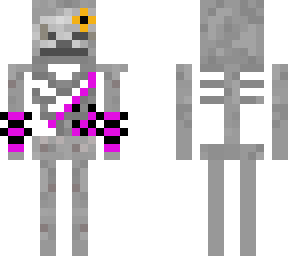 edited skeleton girl