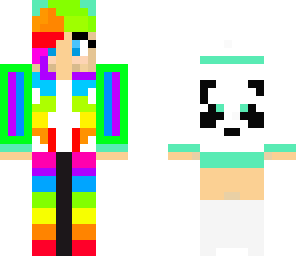 rainbow girl