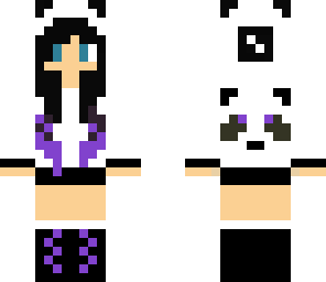 purple panda girl