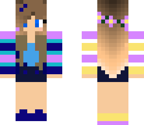stripy girl