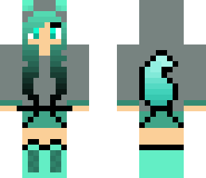 turquoise wolf girl