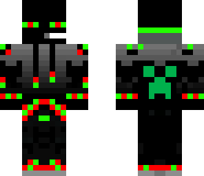 green and red enderman