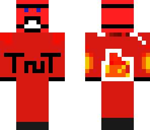 flaming tnt