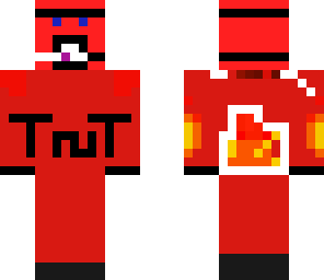 flaming tnt