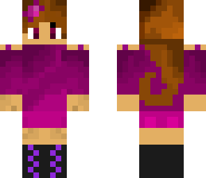 magenta girl