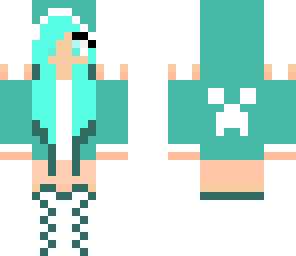 blue creeper girl